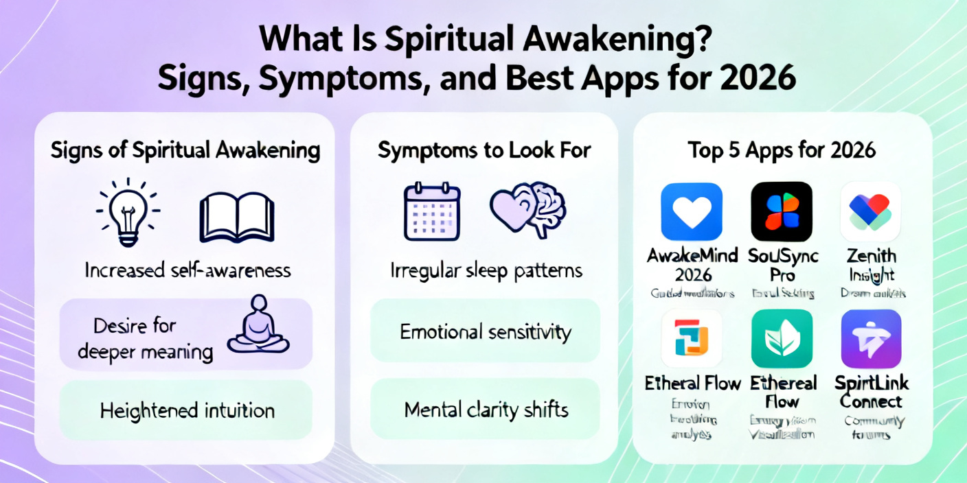 What Is Spiritual Awakening? Signs, Symptoms, and Best Apps for 2026