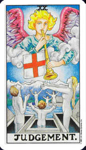 JUDGEMENT in The RIDER WAITE Deck of Tarot Cards